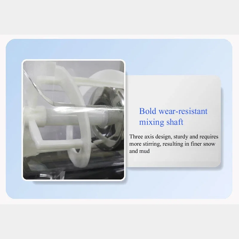 آلات طين تجارية بخزان واحد، آلة ذوبان الثلج الكهربائية، صنع رمل الثلج #5