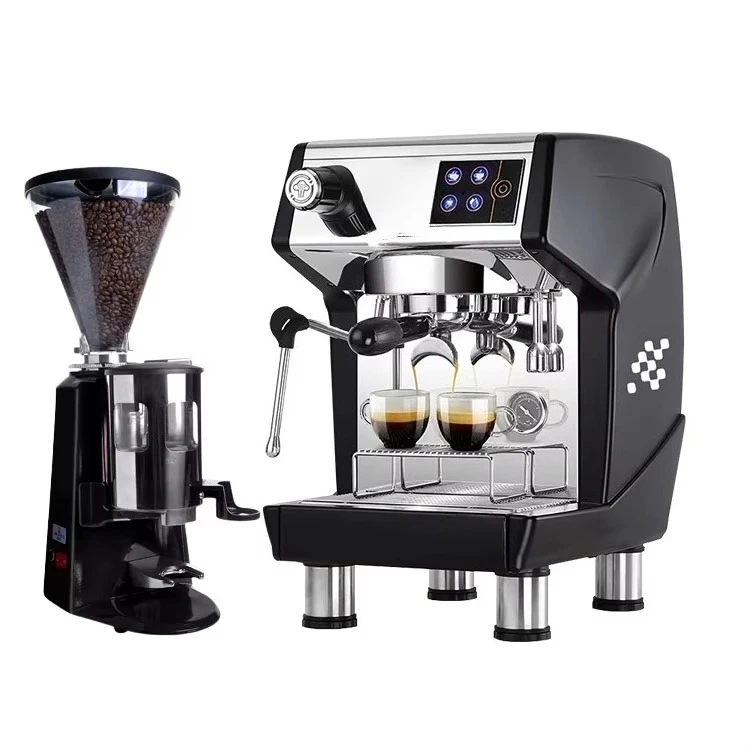 Stainless steel coffee machine for commercial espresso production 5