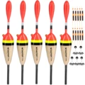 5pcs wooden 2.5in