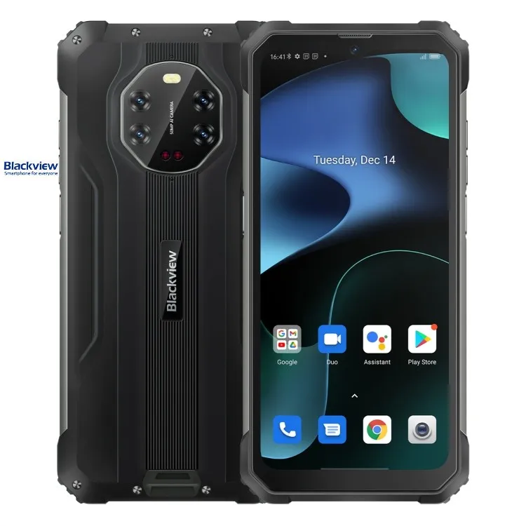 PRESALES Blackview BV8800 Rugged Phone IR Night Vision  8GB 128GB 8380mAh Battery 6.58 Inch Android 11.0 NFC Phone