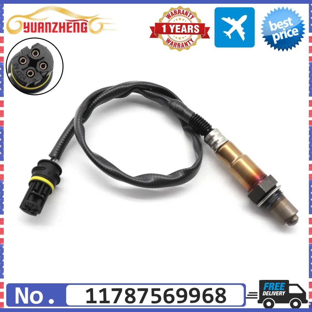 

11787569968 NEW Air Fuel Ratio Lambda O2 Oxygen Sensor Fit For BMW 323i 128i 528i X3 X5 535i 2006-2017 234-4876 2344876