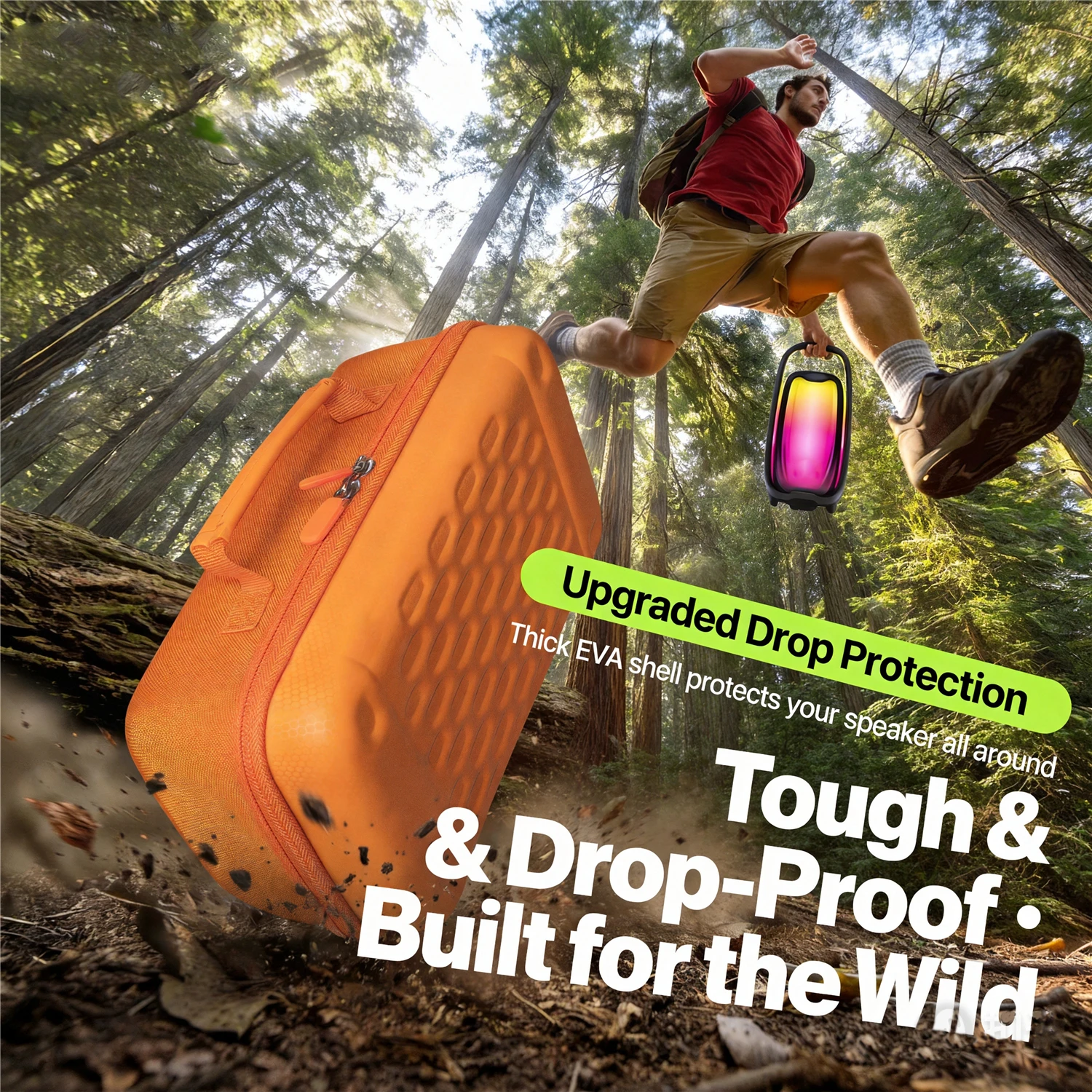 For JBL Pulse 6 Travel Bag Hard Shell Portable Speaker Storage Case Shockproof Protective Carrying Bag