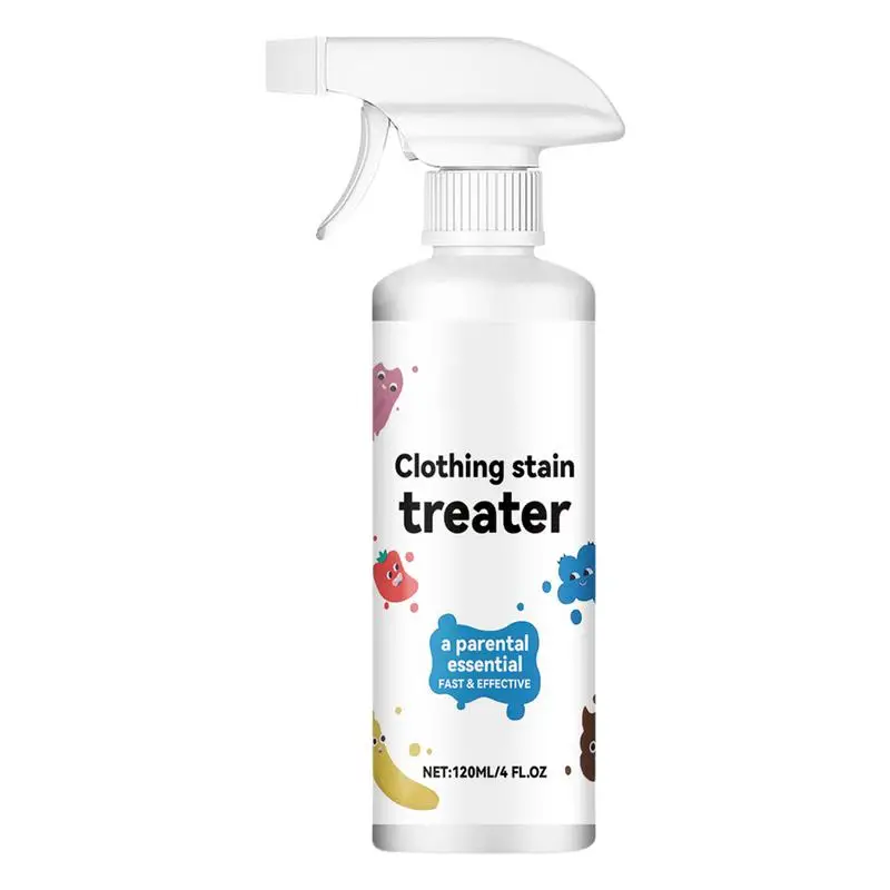 Clothes Stain Remover Portable Spray And Wash Stain Remover 120ml Laundry Stain Remover Travel Size Clothing Stain Remover