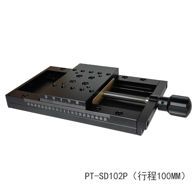 PT-SD102P manual translation table X-axis sliding table translation table moving table Precision displacement table moving table