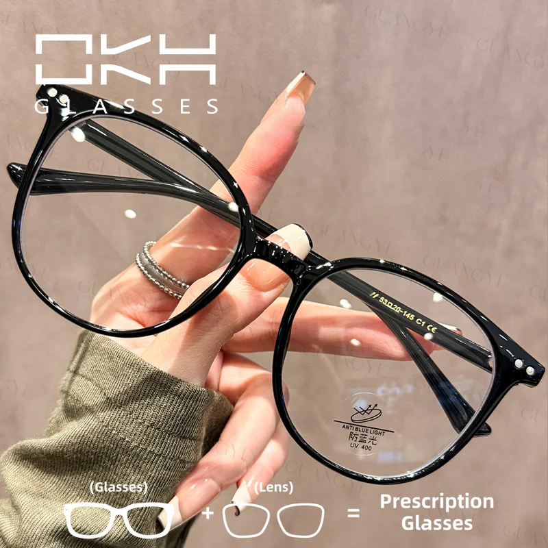 

OKH Высококачественные очки для близорукости в квадратной оправе для женщин и мужчин, очки по рецепту для чтения