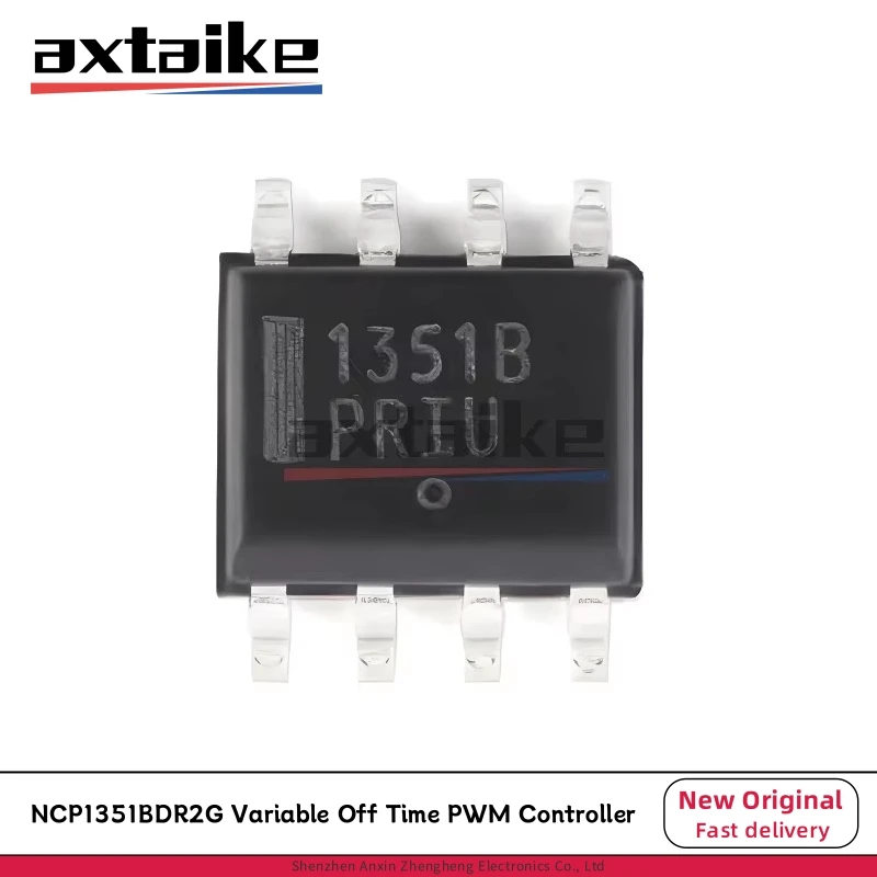 

10PCS NCP1351BDR2G SOP-8 NCP1351 1351B SMD Variable Off Time PWM Controller IC