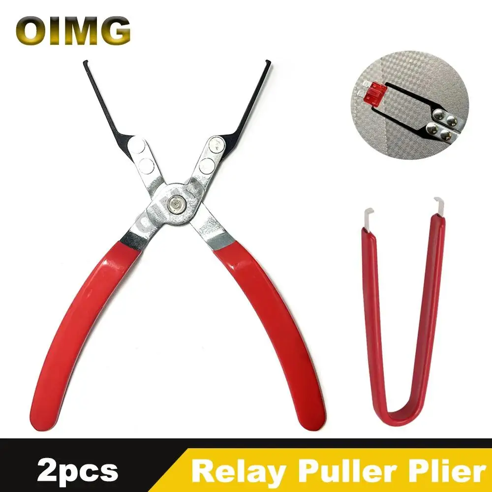 

Car Relay Puller Plier Relay Extraction Pliers Fuse Remover Battery Terminal Fuse Clamp Disassembly Car Repair Tool Hand Tool