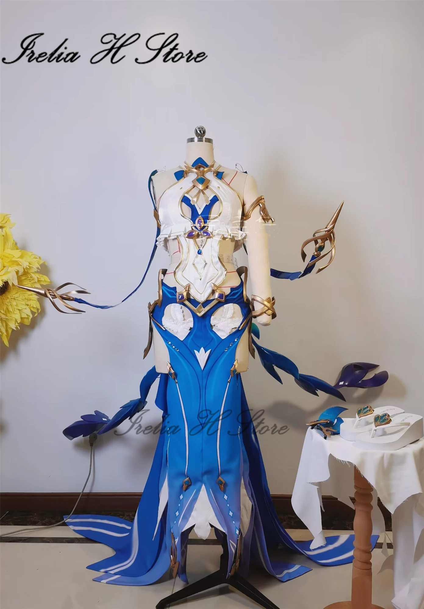 Irelia H Store Customized Mobius from Konkai Impact 3 Mobius Cosplay Costume Swimsuit Sexy lingeries women Game dress