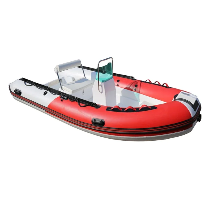 China Hot Sale Cheap Rigid Hull Hypalon Inflatable Fiberglass Fishing Cabin Rib Boats