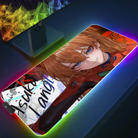 RGB Mouse Pad Anime Sexy Girls Computer keyboard 900x400 LED Carpet Large Gaming Accessories Mouse pad PC Gamer Desk Mat Table