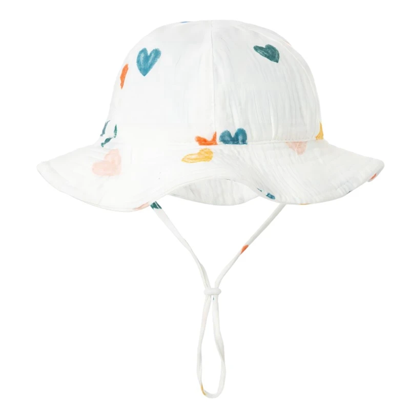 Cartoon Fruits Animals Printed Caps for Baby Boys Girls Cotton Sunshade Outdoor Indoor Hats for Toddlers Newborn Sun Hats