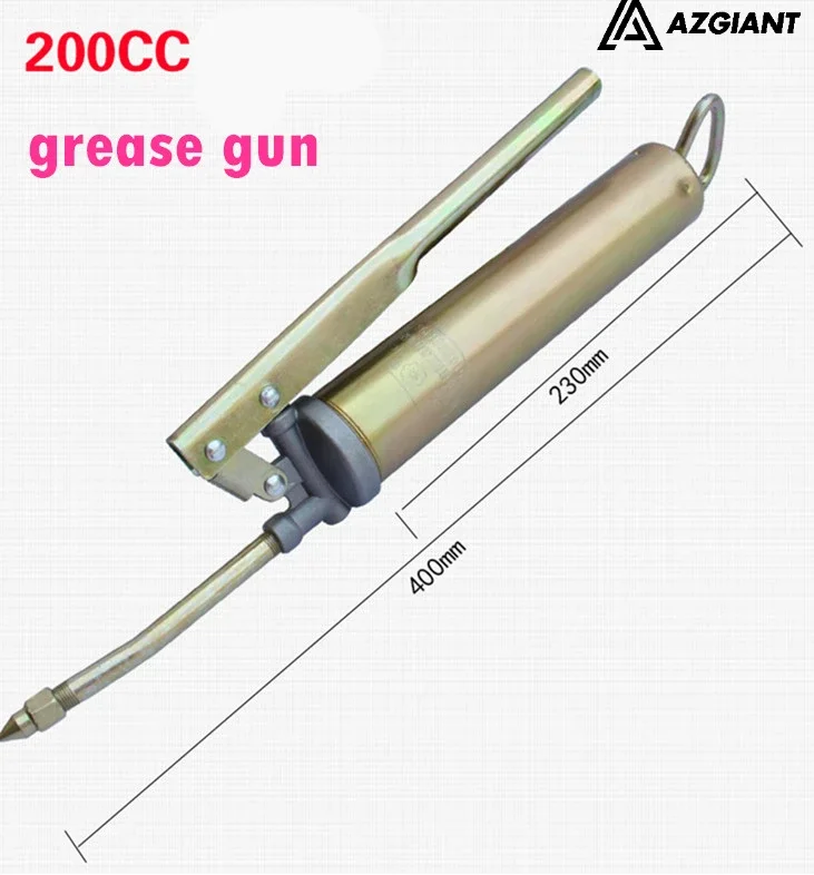 200/400CC Auto Grease Gun Pneumatic Manually Pressure Lever Type Oil Injector Gun Compressor Pump Grease Machine for car/truck