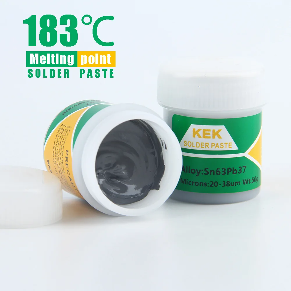 Sn63Pb37 50g 183C Repair SMT Solder paste lead Solder paste medium temperature 6337 solder paste bga soldering flux soldador