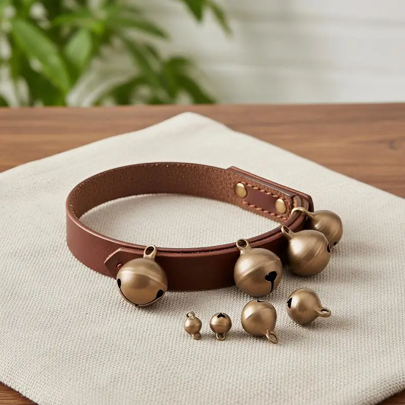 5/10/20/50PCS 6/8/10/12/14/16/18/20/25mm Copper Jingle Bells Small Loose Beads For Merry Christmas Decor DIY Crafts Accessories