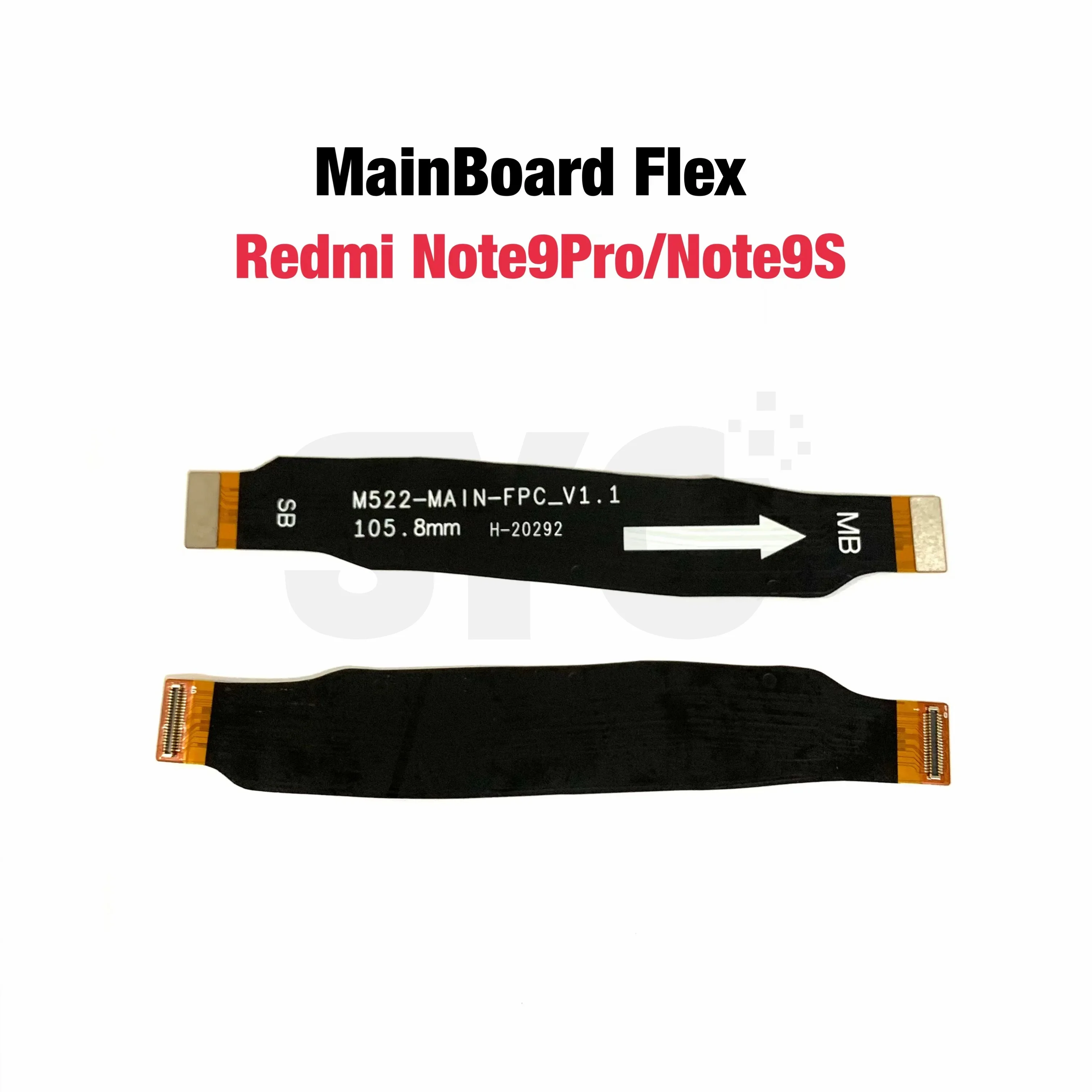 1Pcs For Xiaomi Redmi Note 8 9 9S Redmi Note 8 9 pro Main Board Motherboard LCD Display Connector Flex Cable