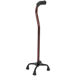 Telescopic Aluminum Alloy Elder Walkers for Elders Walking Cane Women Four-leg Stick