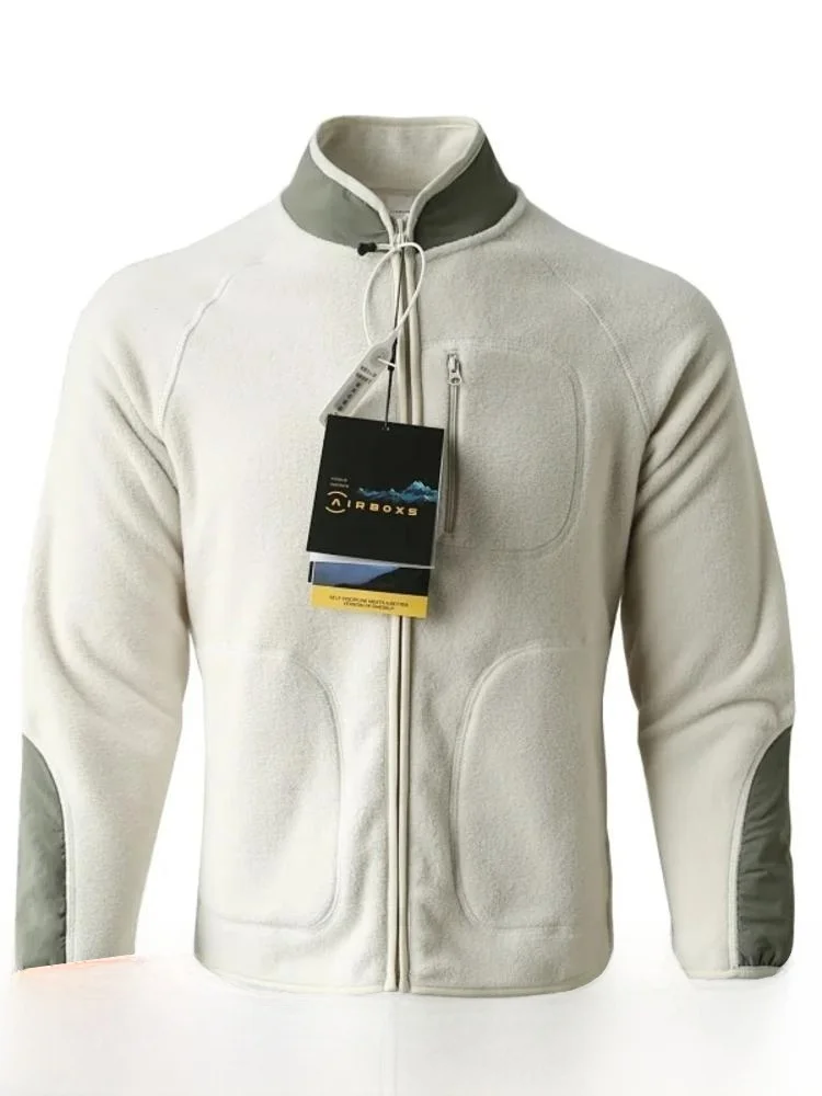 

Тяжелый мужской воротник-стойка Fce Jaet, 3D пошив, термолонг, теплый, уличный, длинный свек, полиэстер