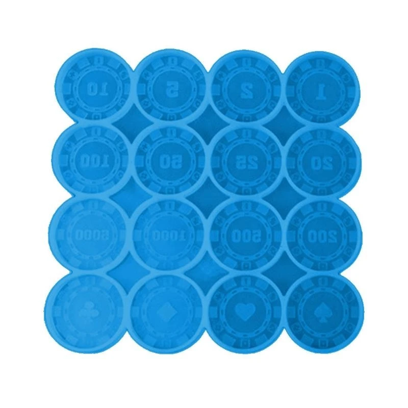 Chips Game Epoxy Resin Mold Commemorative Collection Silicone Mould DIY Crafts Jewelry Casting Tool
