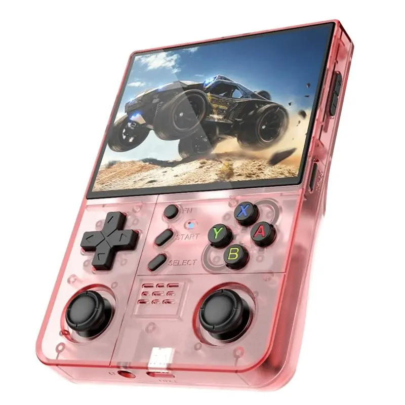 【GIFT】R40XX Promax Retro Handheld Console 4.2 Inch HD IPS Screen Classic Game Console Bult-In Wifi Portable Video Player