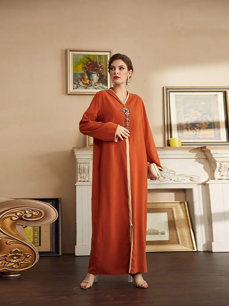 Ramadan Kaftan Hijab para Mulheres, Vestido Muçulmano, Veste Feminina, Roupas de Oração do Islã, Turquia Kaftan, Islã, Eid, Caftan Marocain, Abaya,