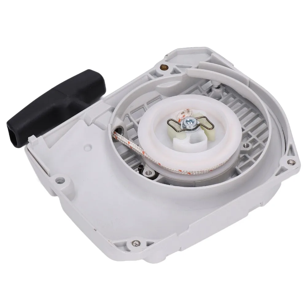 Plastic Starter Assembly White Easy to Install Pull Starter Assembly Compact Rewind Starter Assembly for Stihl MS360 036 340 034