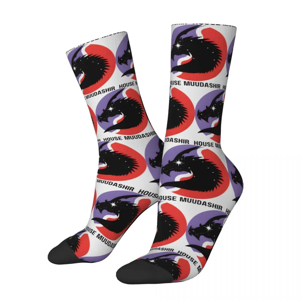 Funny Crazy Sock for Men Impressive Hip Hop Vintage Traveller Rpg Happy Quality Pattern Printed Boys Crew compression