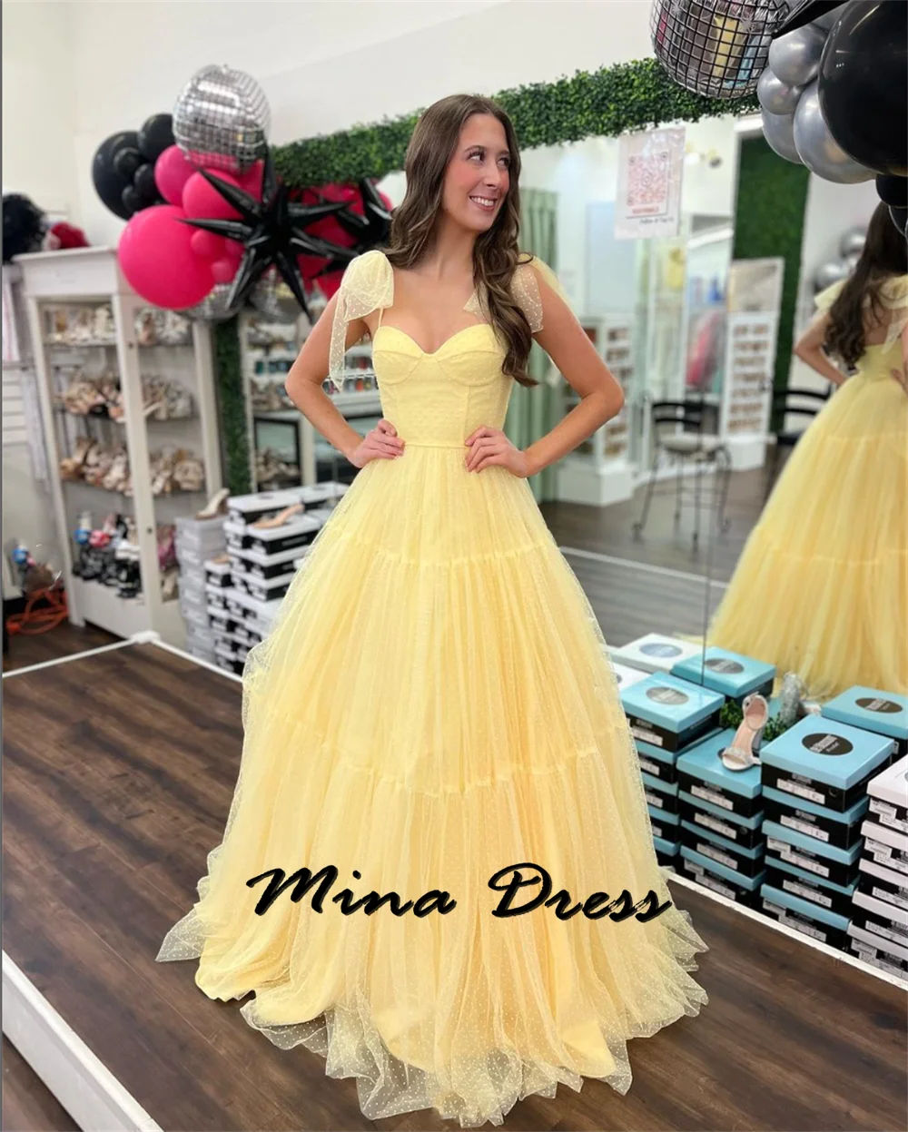 Mina Customized Sleeveless Gala Dresses Woman 2024 for Party Dress Es Shoulder Strap Elegant Chic Dress Sequins Backless Ruffles