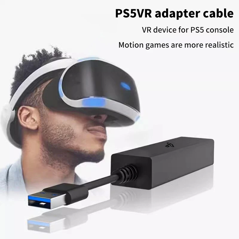 For PS5 VR Cable Adapter For PS5 Console USB 3.0 Mini Camera Connector For PSVR To P5 Cable Adapter For PS5 Accessories