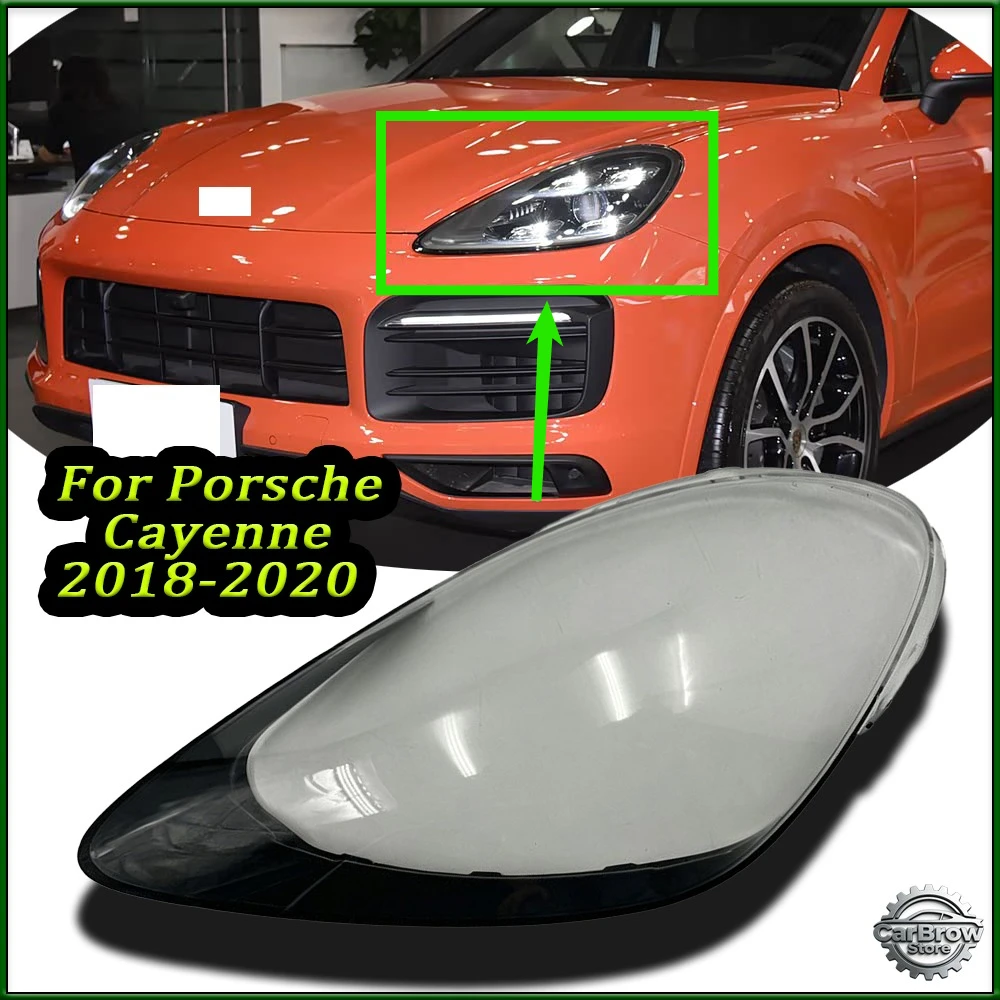 

Headlight Shell Replacement For Porsche Cayenne 2018 19 20 21 22 2023 Car Headlamp Lens Headlight Cover Headlight Glass