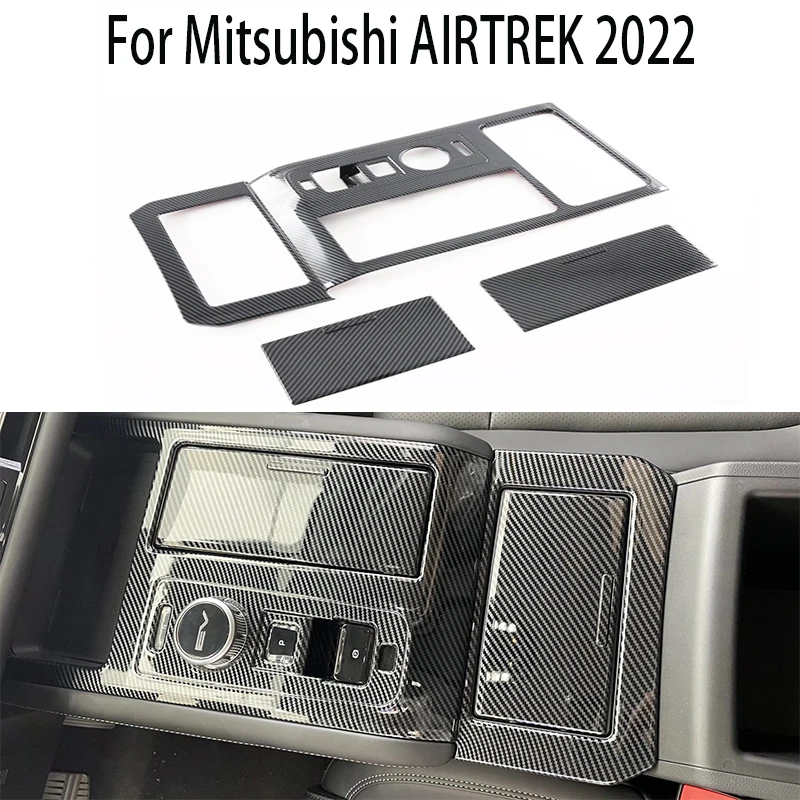 

For Mitsubishi AIRTREK 2022 Left Hand Drive Car Central Control Gear Shift Panel Cover Water Cup Holder Trim Frame Accessories