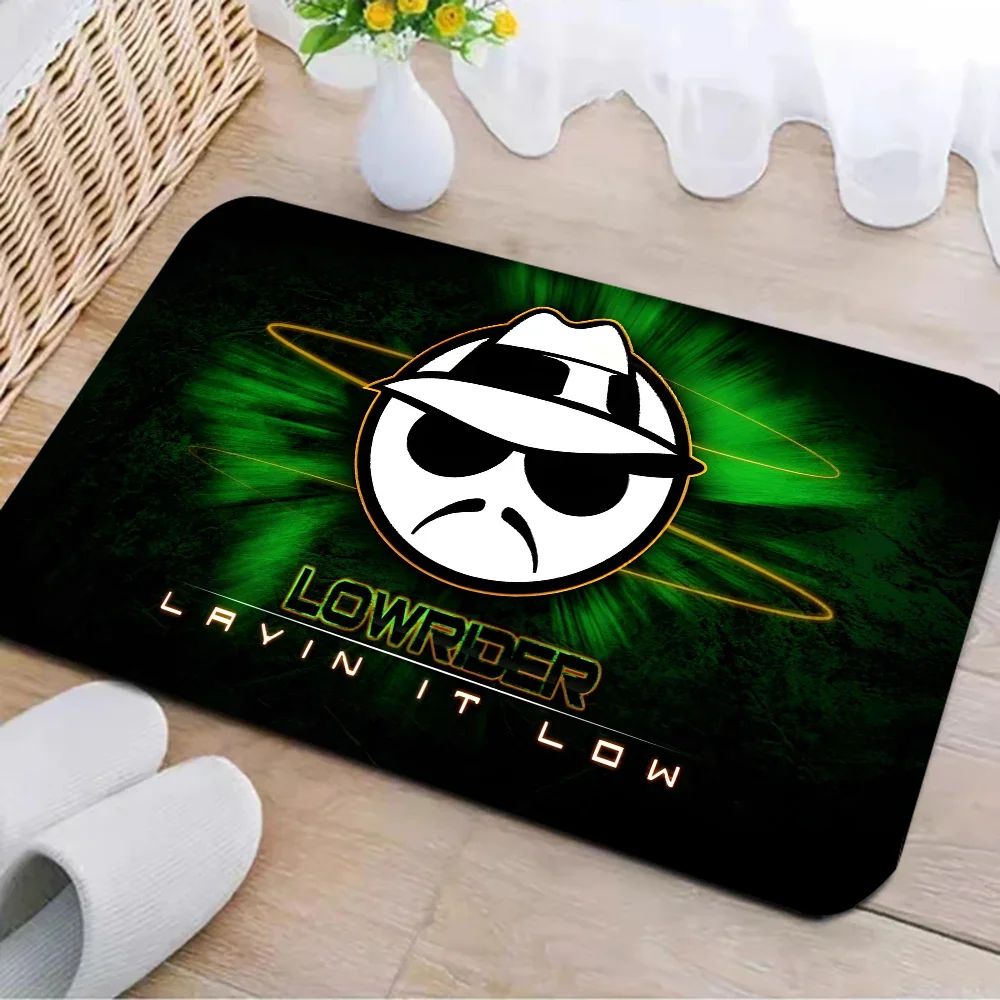 1pc Lowrider Floor Mat Doormats Home Carpet Foot Mat Bathroom Absorbent Mats Anti-Slip Mats Home Decor