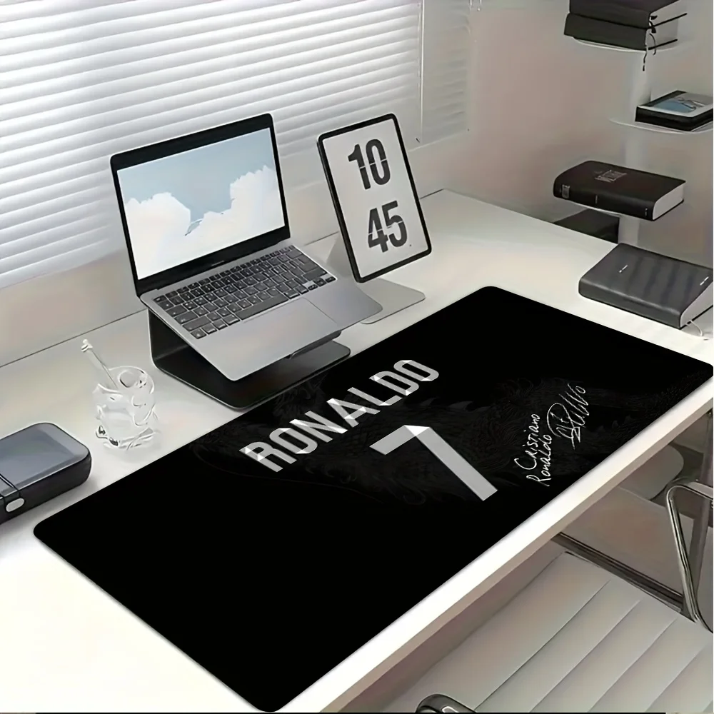 

1pc CR7 Cristiano Ronaldo Gaming Mouse Pad & Desk Mat - Non-Slip Rubber Base, Washable Surface, Playful Football Star Design for