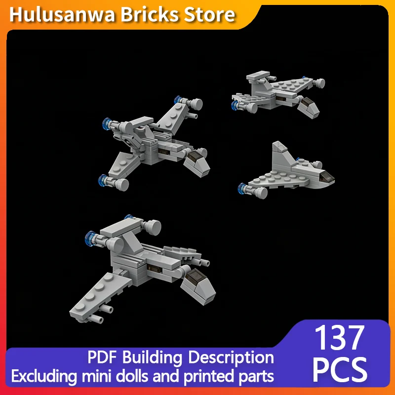 

Конструктор MOC «Космические бомбардировщики»: Модульные технические блоки, военная техника, подарки, праздничный набор для сборки, детские игрушки