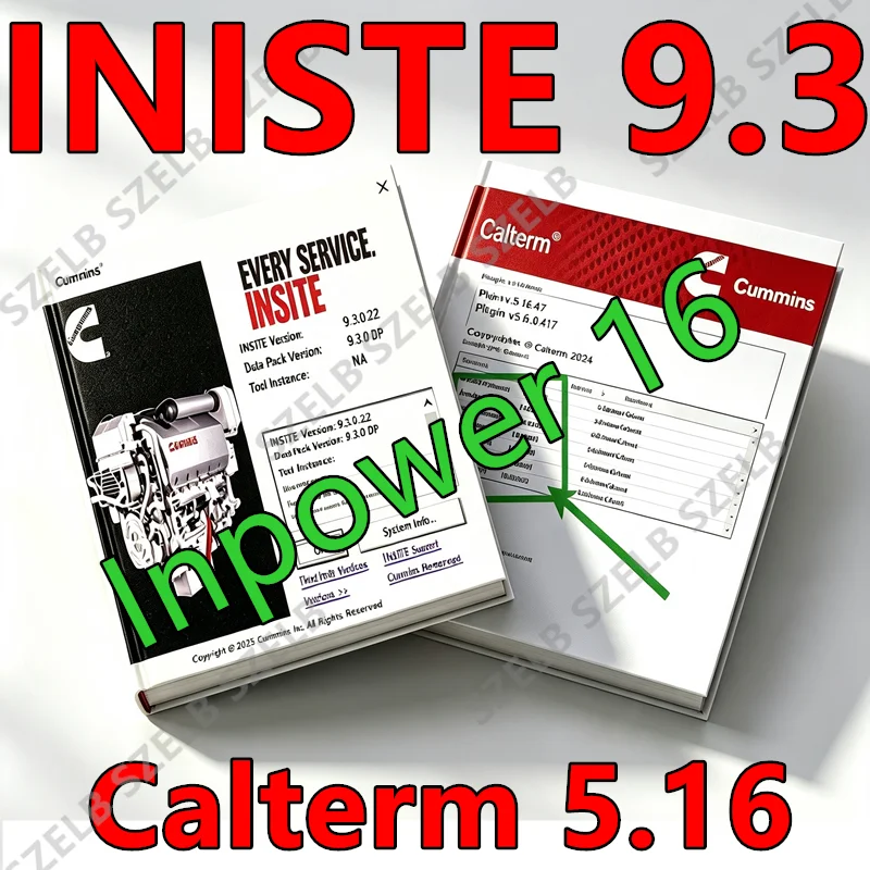 Najnowsza wersja Cummins Insite 9.3 Pro bez daty ważności (z liczeniem pojazdów, Zap-It, OEM Zap-It) + Callterm 5.16 Engineering + INPOWER V16.0