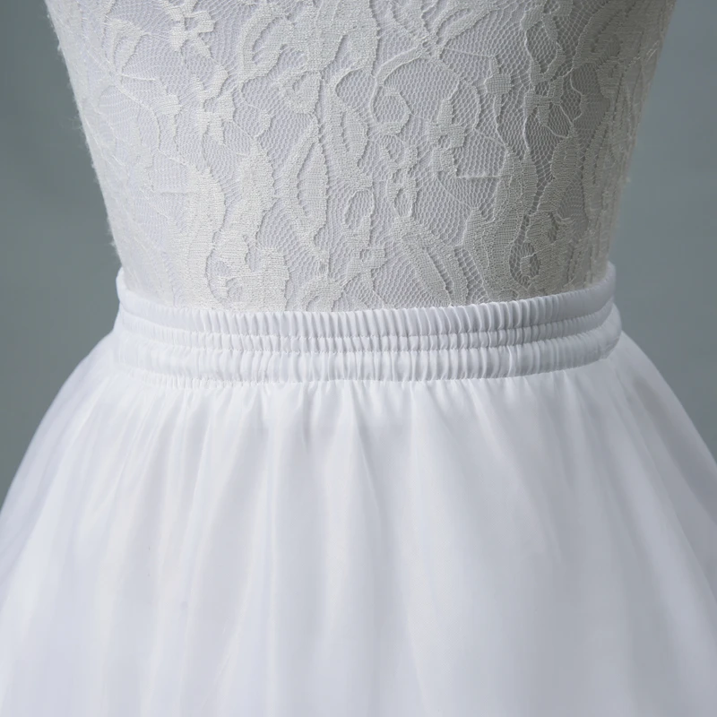 6 Layers Hoop-free Long Style Petticoat Bridal Wedding Dress Lined Ladies Women Party Dresses Role-playing Lining Half Skirt