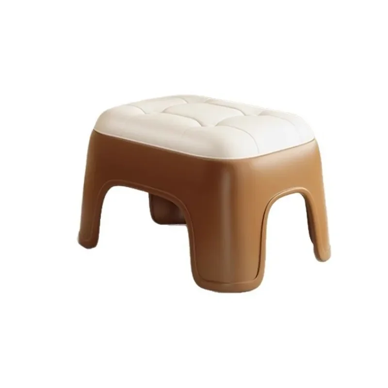 

small Thickened square Living room bench Stackable low Home shoe change Children's bathroom