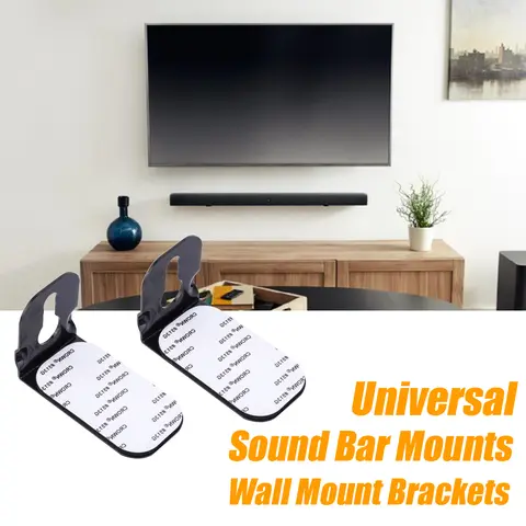 Staffe di montaggio per kit di montaggio a parete per soundbar universale per JBL Samsung Sony Bose Vizio TCL
