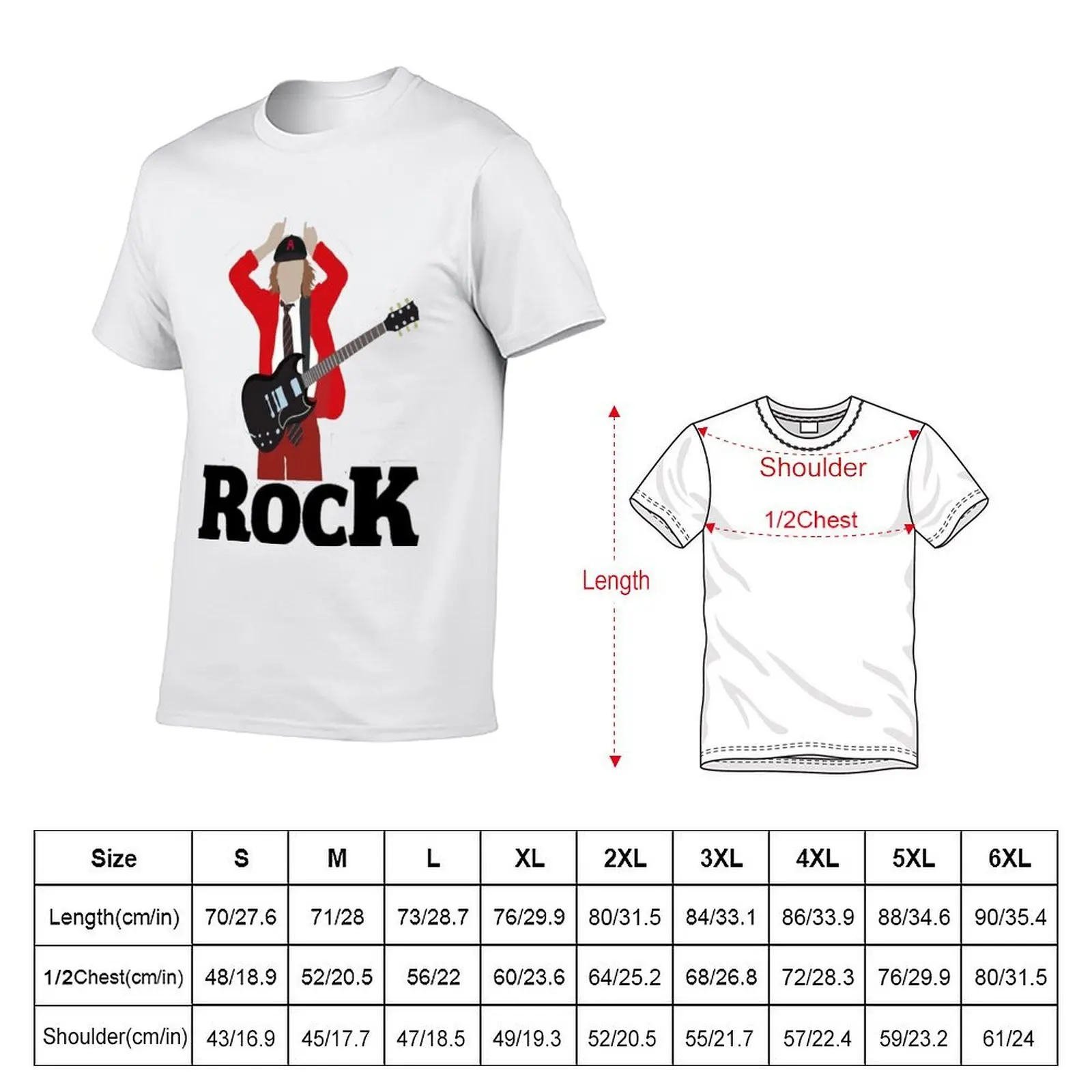 تي شيرت قطني تي شيرت شاب من القطن acdc قميص أنيمي 100% تي شيرت رجالي قميص أساسي عالي الجودة