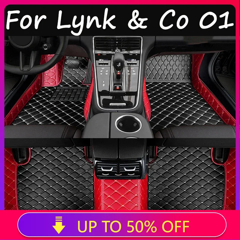 

Car Floor Mats For Lynk & Co 01 2021 Custom Auto Foot Pads Automobile Carpet Cover Interior Accessories