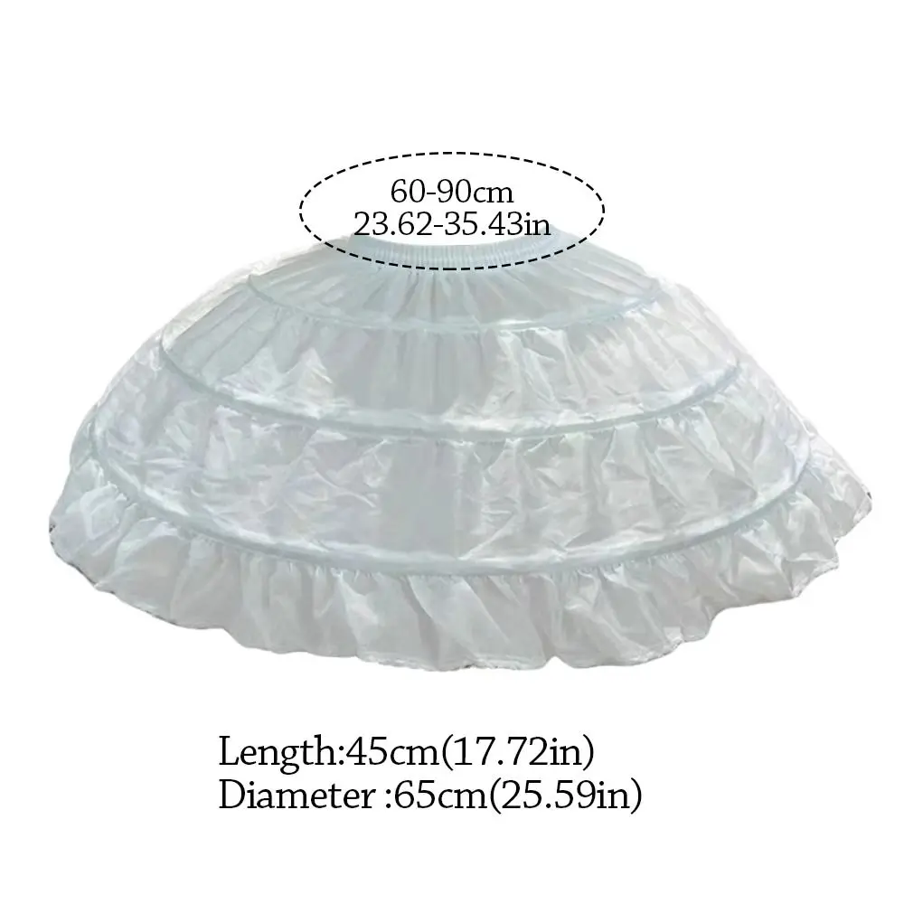 Fashion 45cm Petticoat JK Lolita Underskirt Crinoline Breathable White Crinoline Skirt view 6