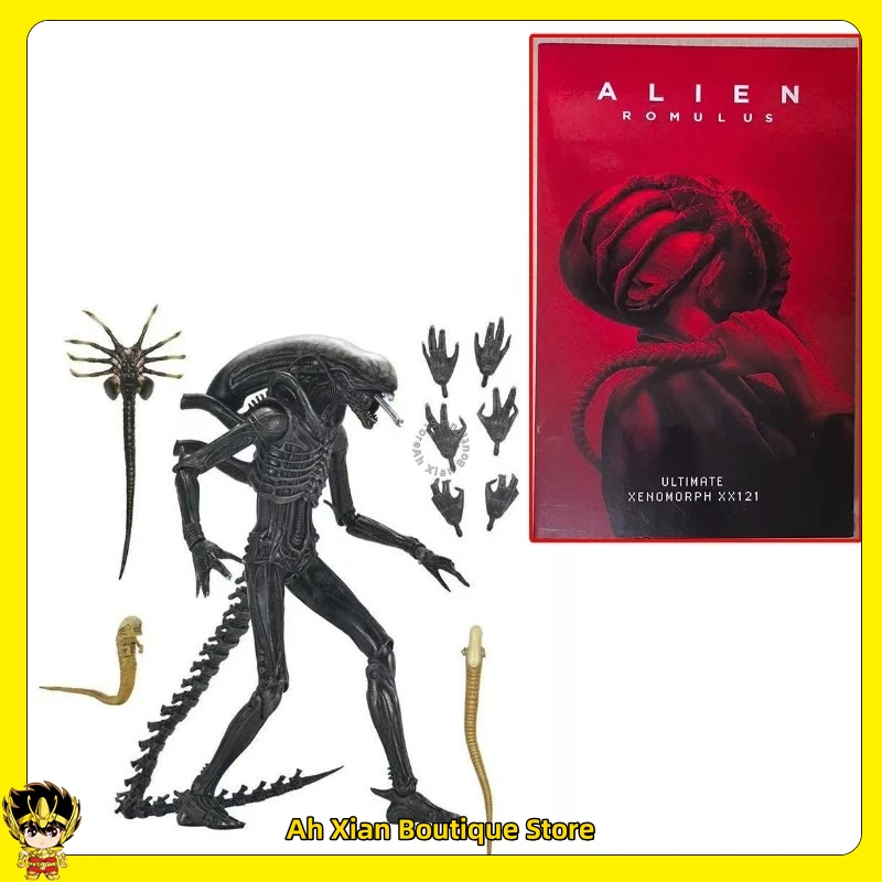 

Alien Figure Romulus NECA 51742 XX121 Action Figuras Horror Movie 7-Inch Movable Model Anime Peripheral Halloween Gift Original