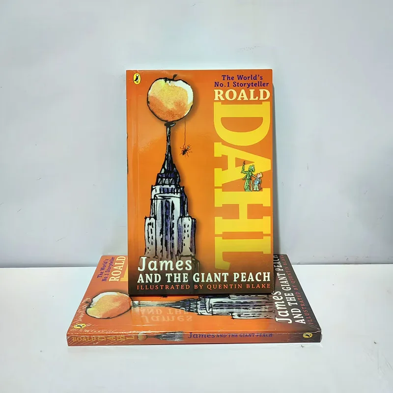 رولد دال جيمس والخوخ العملاق النسخة الإنجليزية الكلاسيكية قبل النوم القصص المصورة لتنوير الأطفال وتنمية الدماغ #1