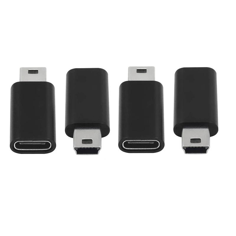 Переходник с USB C на Mini USB 2,0, переходник с Type C «Мама» на Mini USB «папа», переходник для Gopro, MP3-плееров, видеорегистраторов