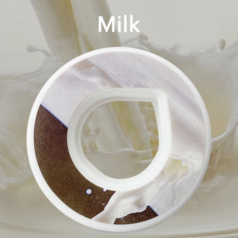 LUSQI 1PC zuckerfreie Luftkapsel mit gesundem Fruchtduft, aromatisiertes Ringdesign, kann mit Kapsel-Wasserflasche/Becher verwendet werden