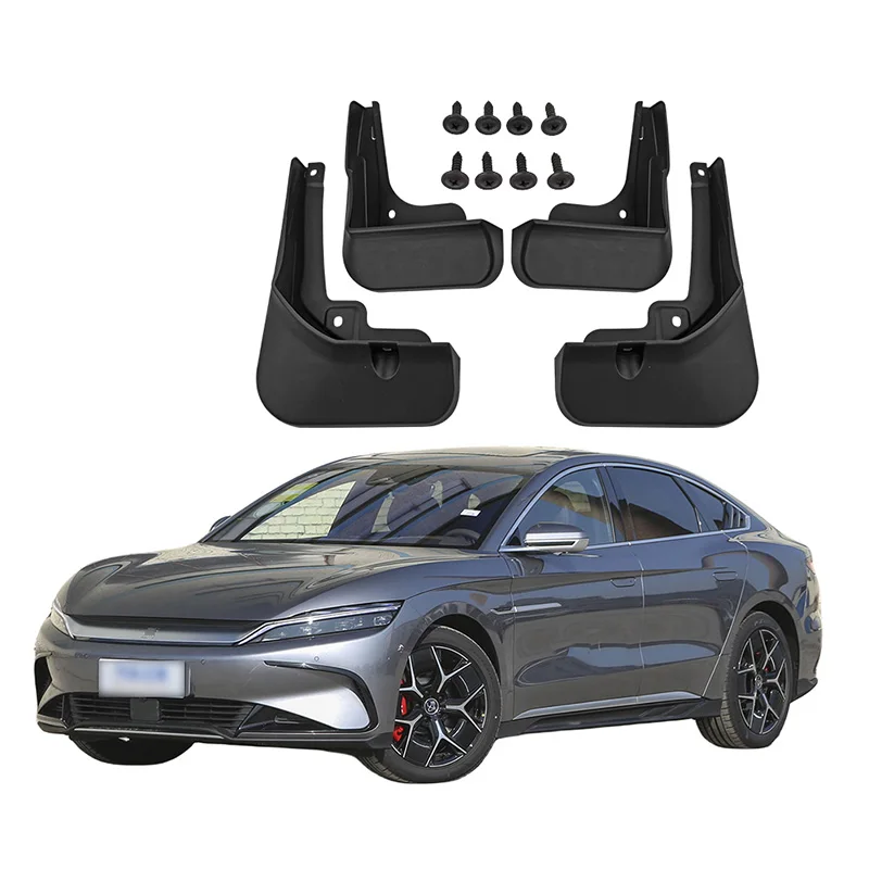 MudFlaps For BYD HAN EV 2022 2023 2024 Mudguards Mud Flaps Splash Guards Front Rear Wheels Fender Car Accessories