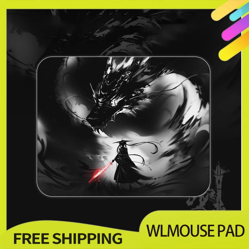 Original Wlmouse Sword X Mousepad X-Soft Smooth Hand-Painted Gaming Mousepad 4mm Non-Slip Gamer Mouse Pad Customiz CSGO APEX FPS