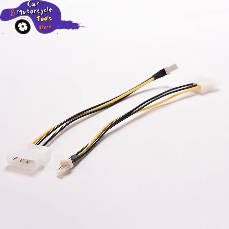 1 PCS 20cm 4 Pin Molex IDE To 3 Pin PC Computer CPU Case Fan Power Connector Cable Adapter