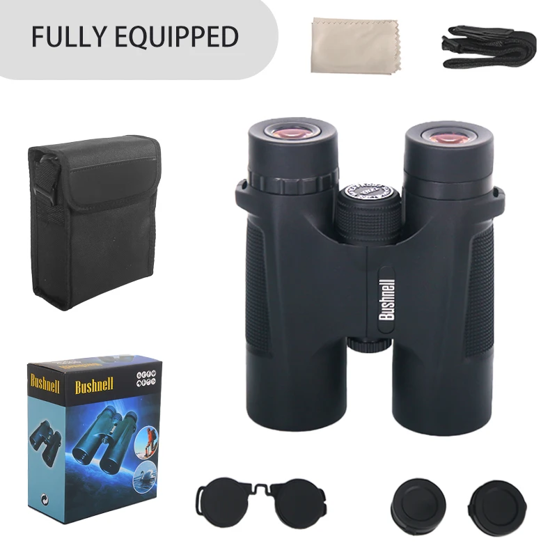 Nuevo Binoculares profesionales 10x42 con alta definición, gran aumento, capacidades portátiles de visualización y caza al aire libre