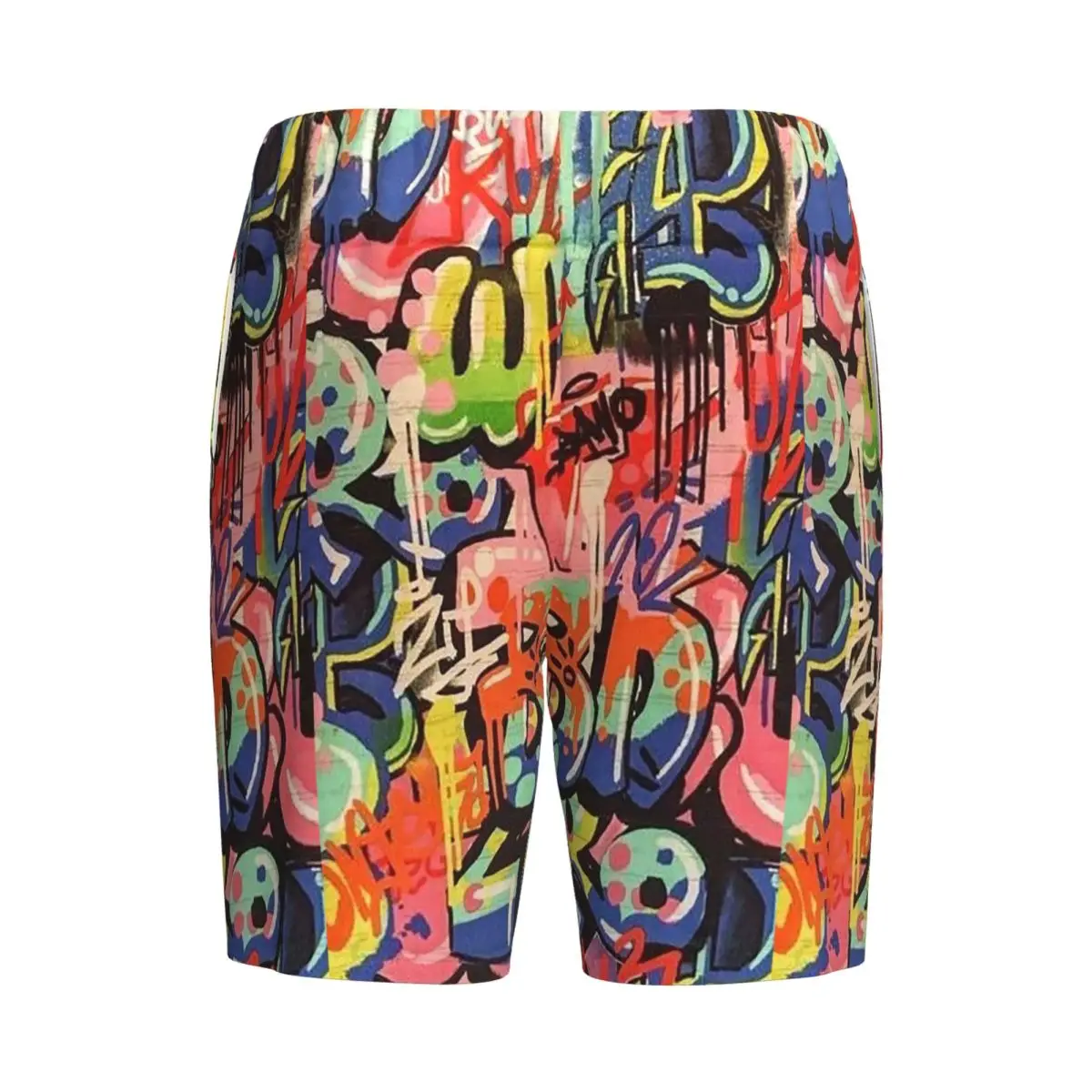 Custom Urban Pattern Hip Hop Graffiti Street Art Shorts Sleeping Pants Men Pajama Pants Lounge Sleep Sleepwear Bottoms