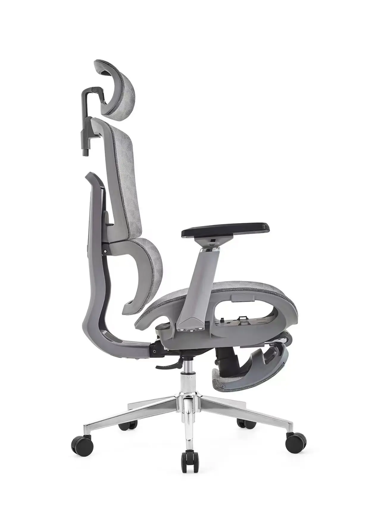 ZC02 Modern Black Executive Office Ergonomic Chair Quality Mesh Computer SWivel Chair with Adjustable Headrest for Home Use